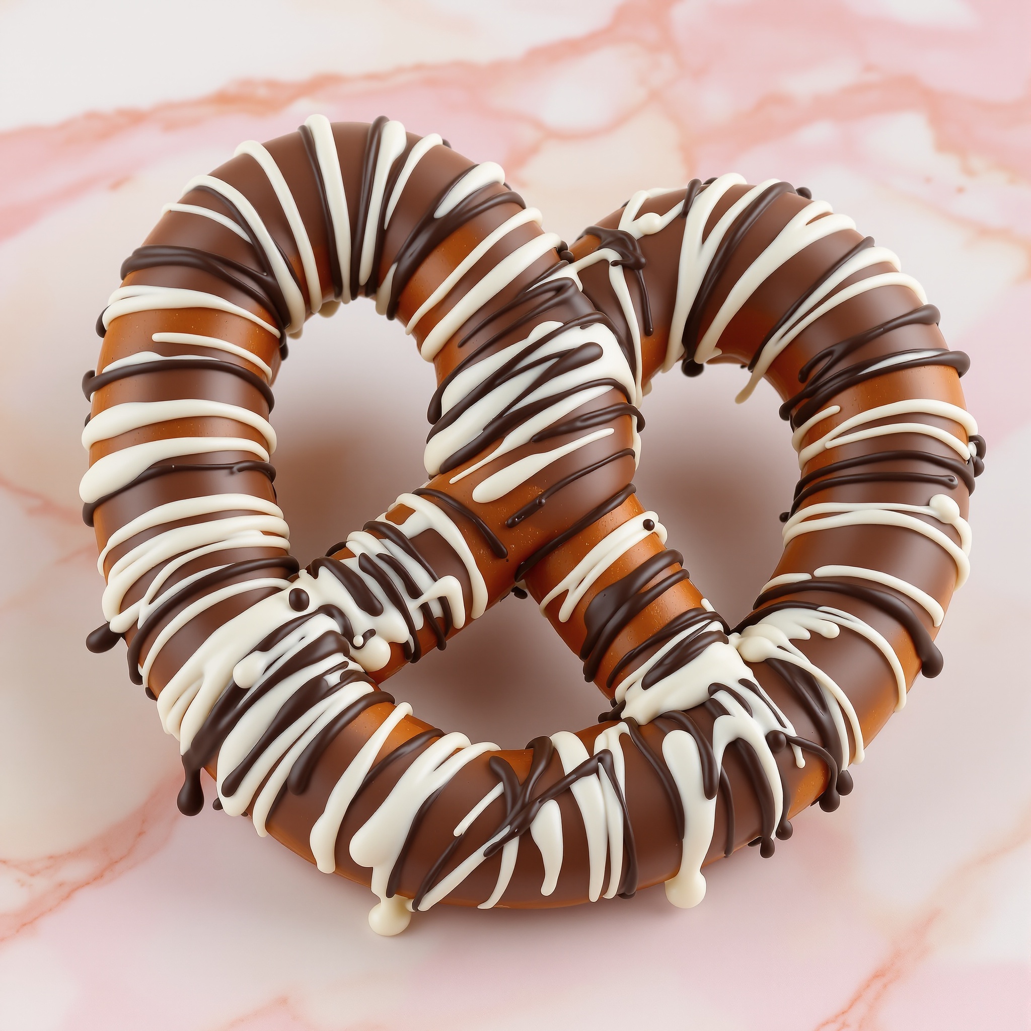 Chocolate covered jumbo pretzels